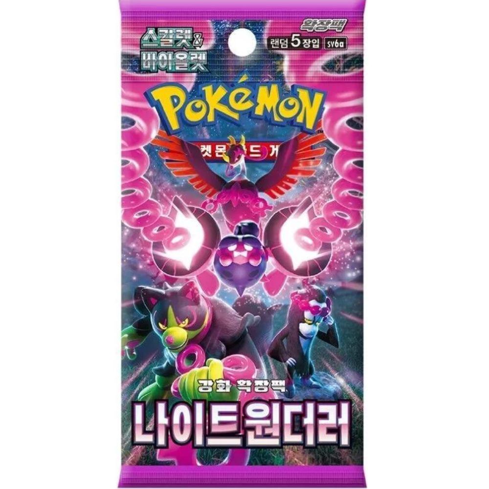 Korean Pokemon: Night Wanderer sv6A Booster Pack