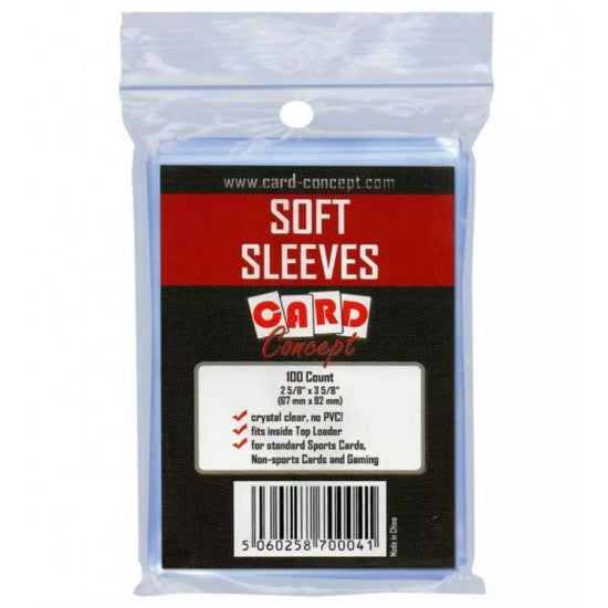 Single Card Holder Soft Sleeves (100ct)