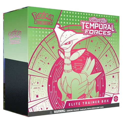 Pokemon TCG: Scarlet and Violet 5 Temporal Forces Elite Trainer Box: Iron Leaves