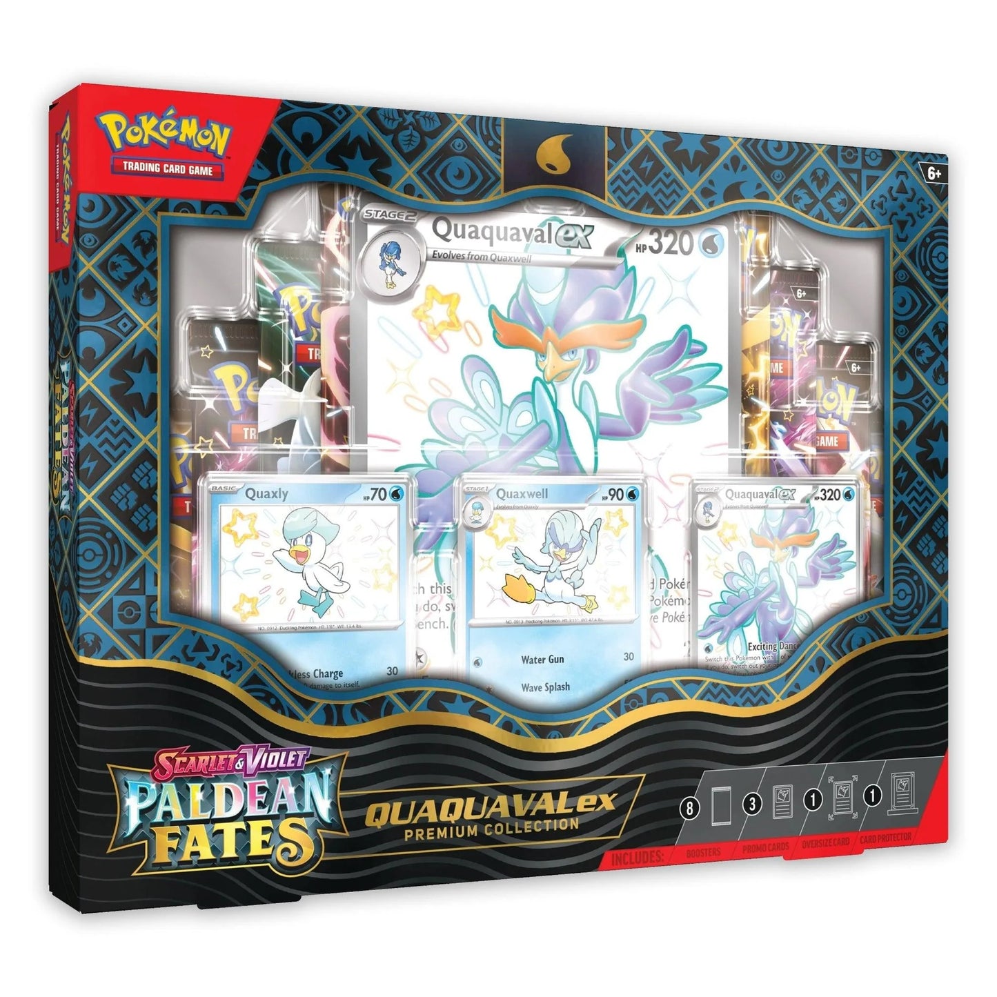 Pokemon TCG: Scarlet & Violet 4.5 Paldean Fates - Premium Collection Quaquaval